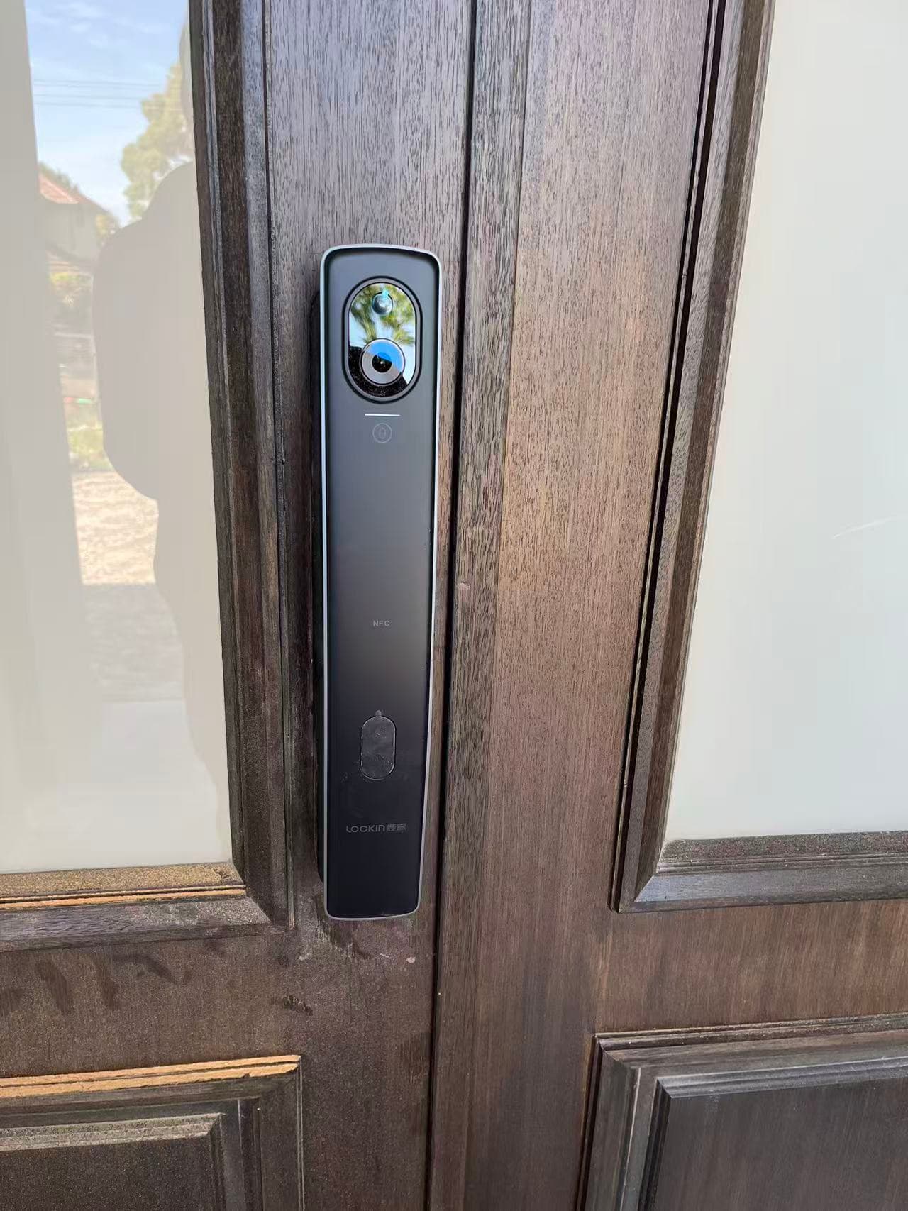 Full-size smart lock installed on a western Adelaide home near West Lakes