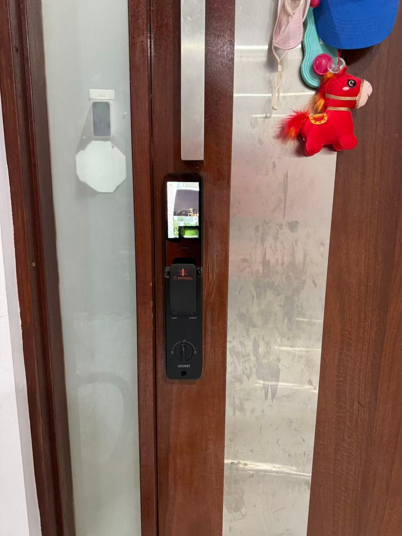 Lockin S6 Max smart lock Adelaide installation view 1