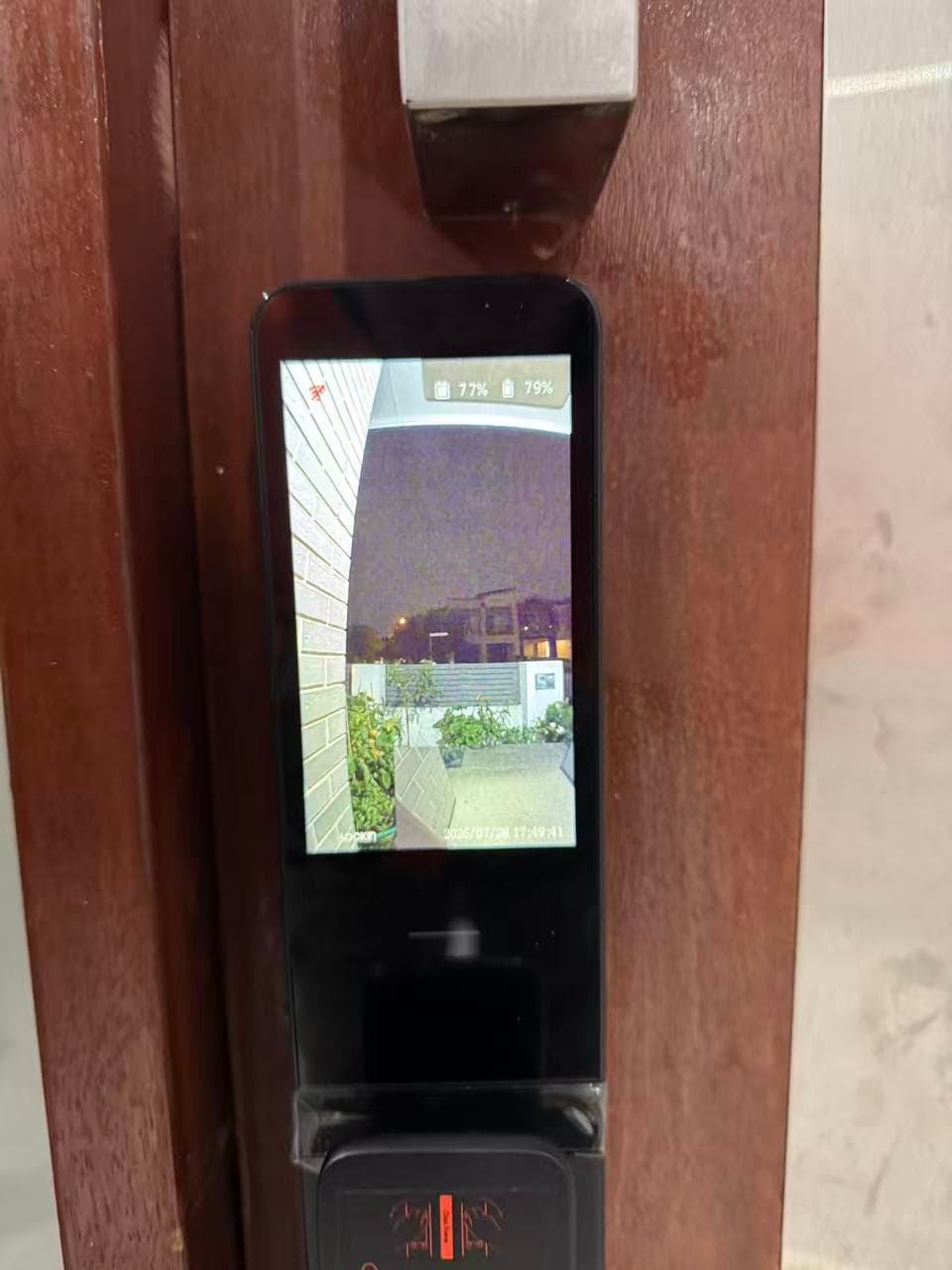 Lockin S6 Max smart lock Adelaide installation view 3