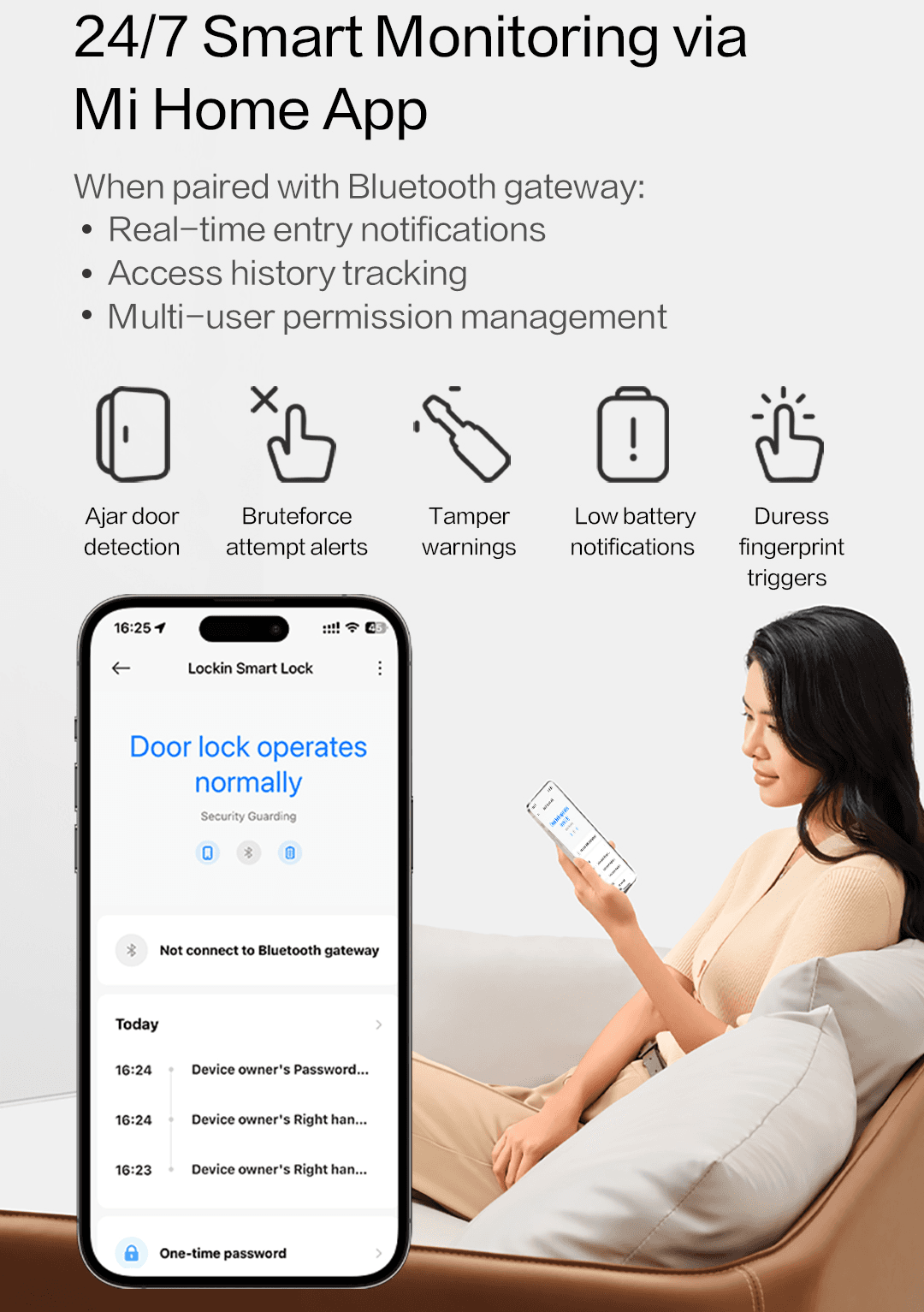 Lockin X9 smart lock product image
