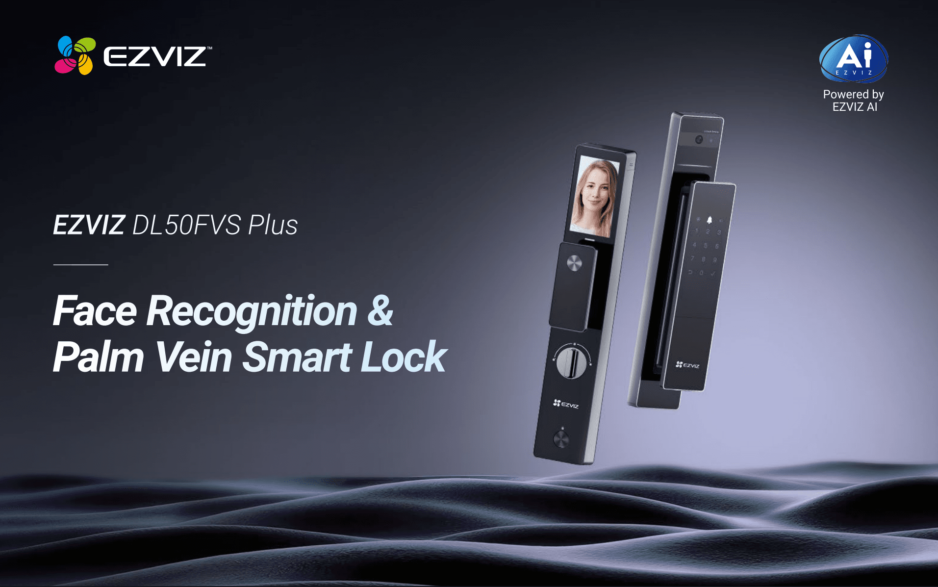 EZVIZ Flagship DL50FVS Plus Video Smart Lock (Price Includes Installation) – Remote Visual Talk & 4-inch Indoor Screen