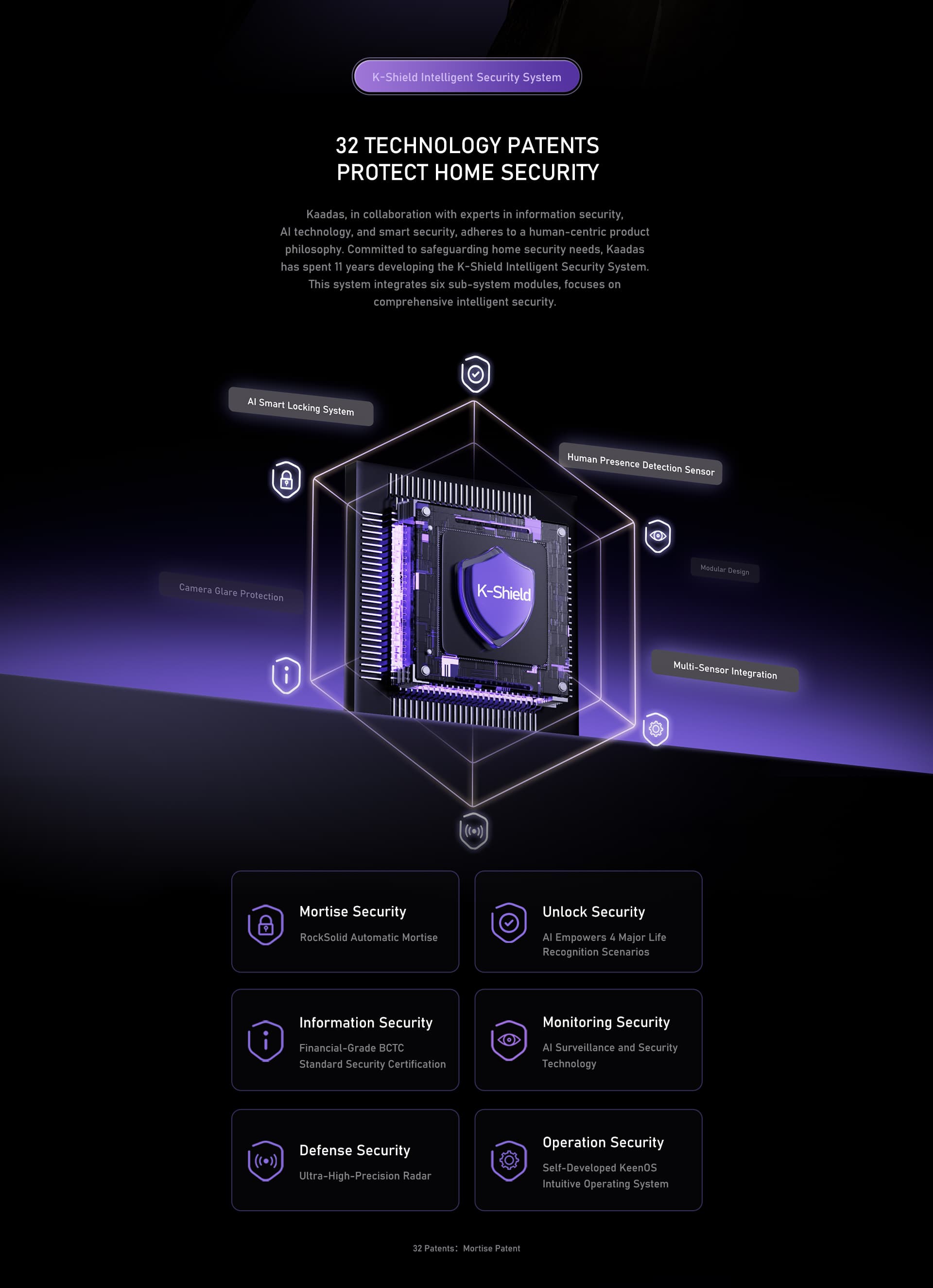 Kaadas K70 SE intelligent security system
