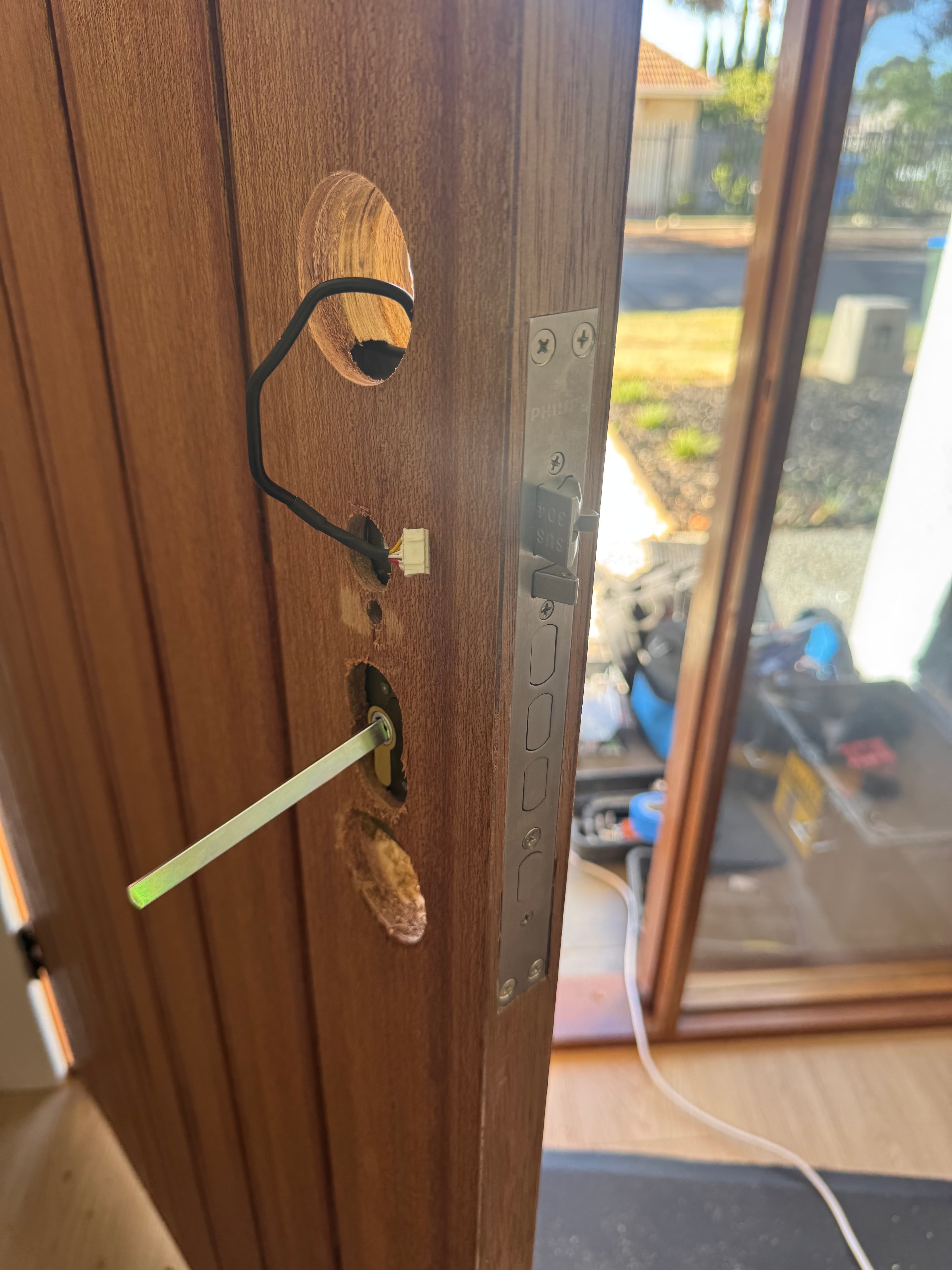 Lock Body Insertion